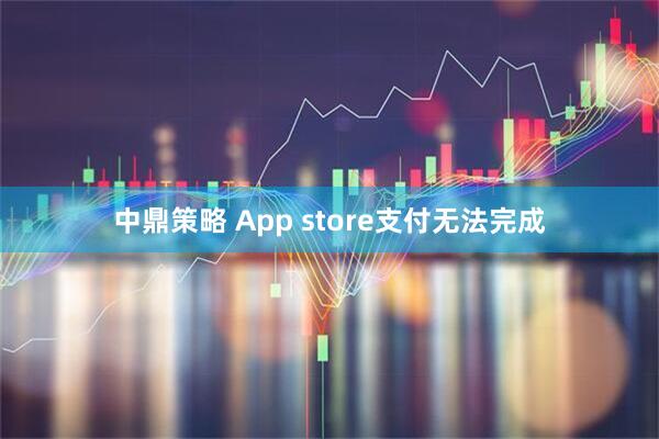 中鼎策略 App store支付无法完成