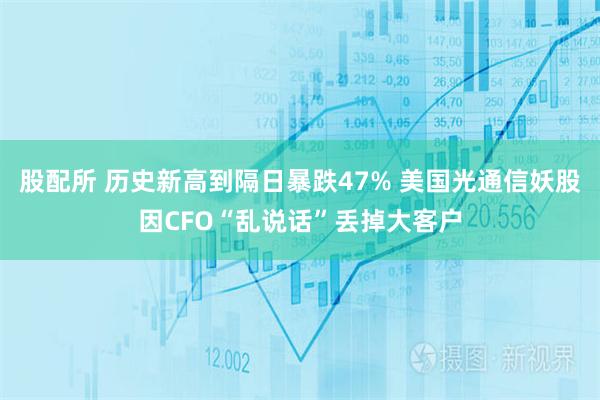 股配所 历史新高到隔日暴跌47% 美国光通信妖股因CFO“乱说话”丢掉大客户